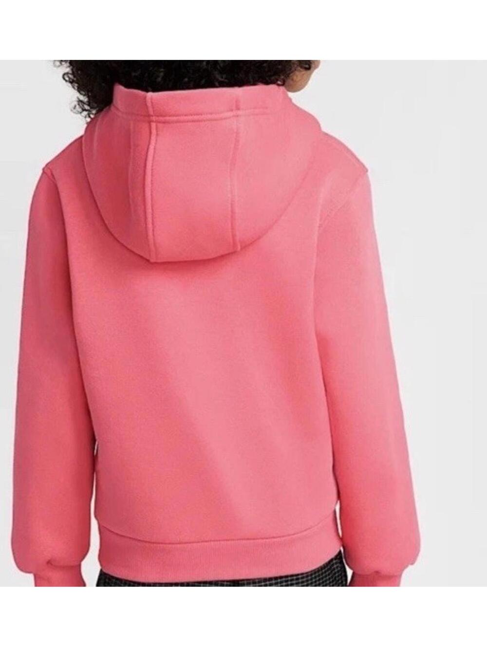 $45 GIRLS NIKE PlNK SIZE XS SPORTSWEAR CLUB FLEECE  PULLOVER HOODIE FD3000-629 - Picture 3 of 3